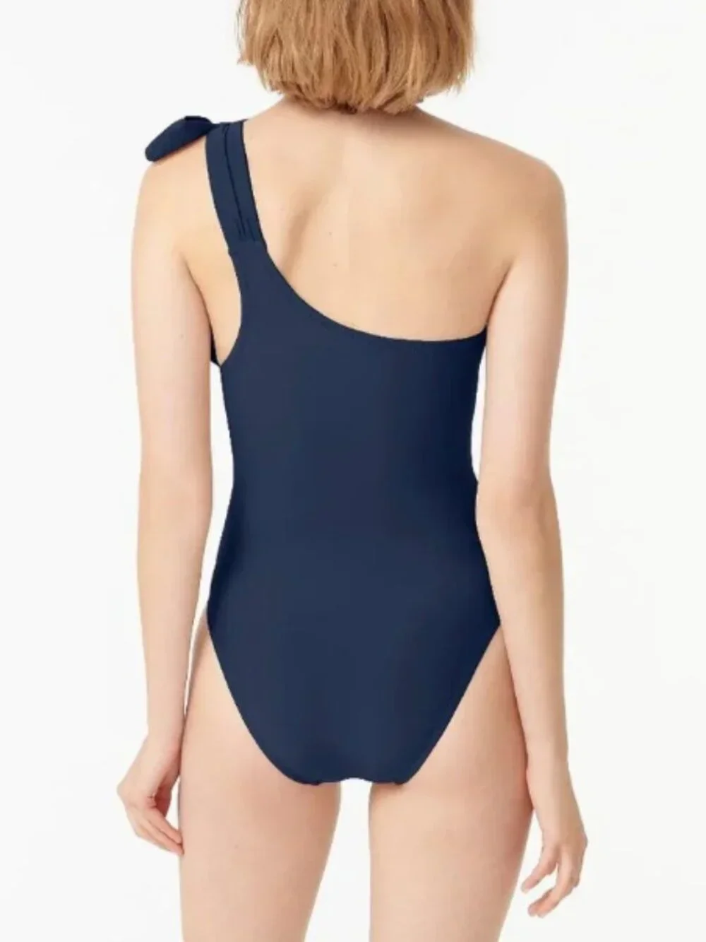 J. Crew Bow one-shoulder one-piece swimsuit light blue mist 12 - Picture 15 of 15
